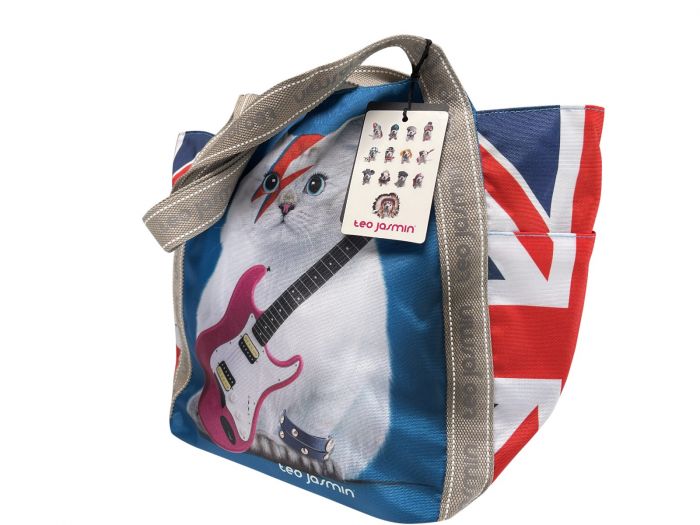 Cabas Jasmine Stardust Bleu Cobalt TEO JASMIN