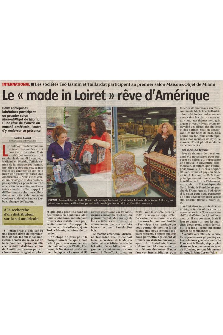 La Republique du Centre - Le "Made in Loiret"